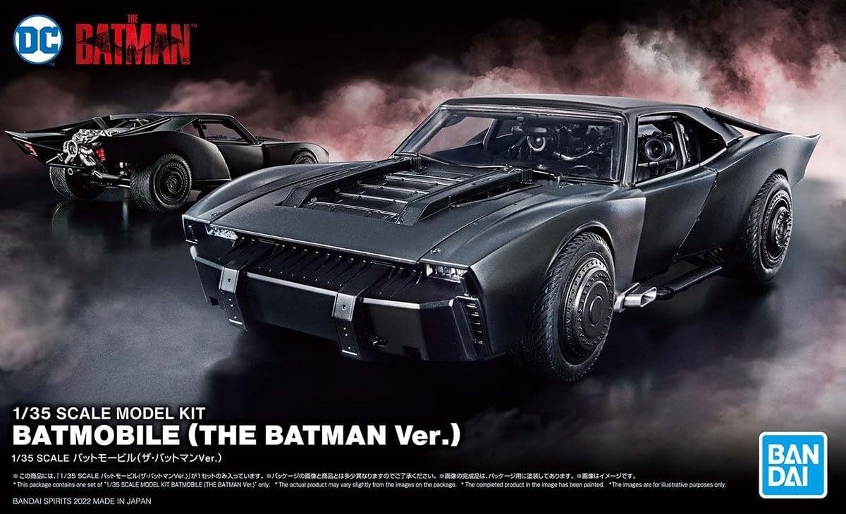 Bandai Hobby – Batman – Batmobile, Bandai Spirits 1/35 Scale Model Kit