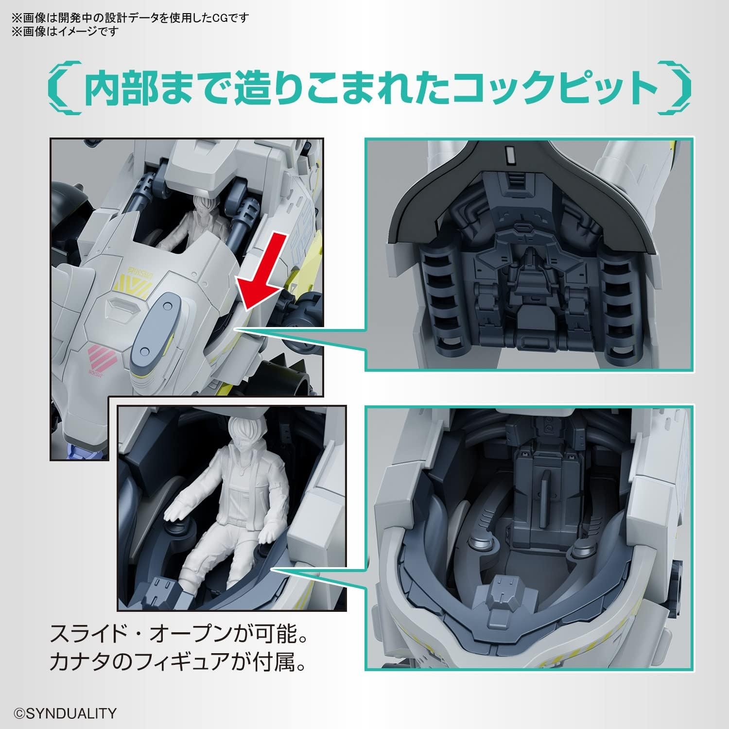 Bandai Hobby – Synduality – Daisyogre HG 1/144 Model Kit