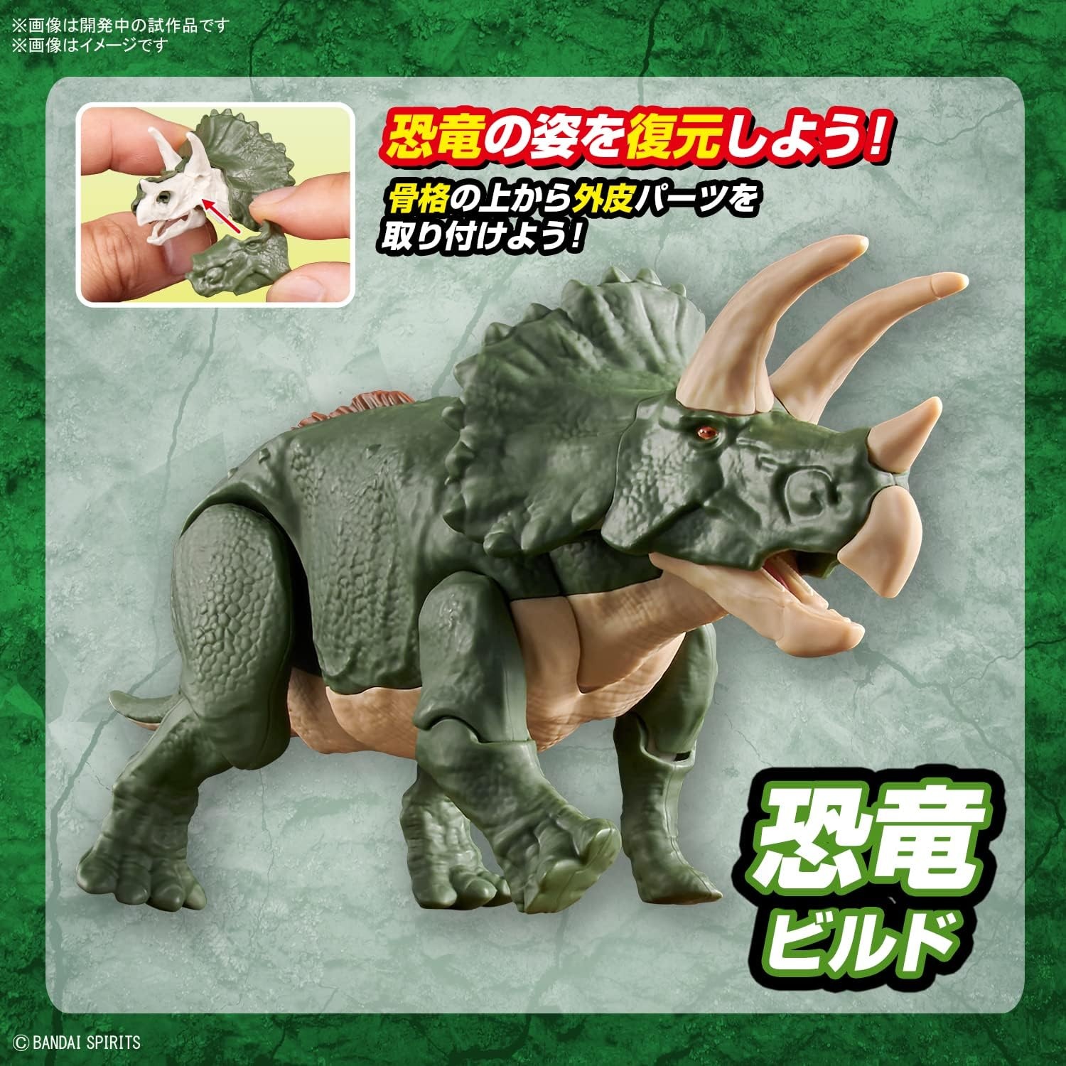 Bandai Hobby – Plannosaurus – #02 Triceratops, Bandai Spirits Dinosaur Model Kit