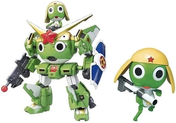 BANDAI SPIRITS Keroro Gunso & Keroro Robo Gunso Anniversary Special Ver. Snap-fit Transformable Model Kit