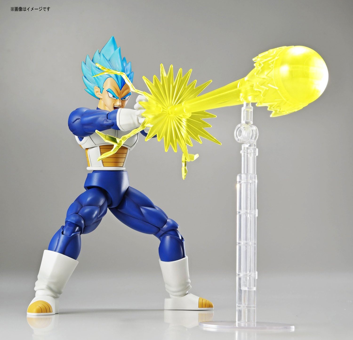 Bandai Hobby Figure-Rise Standard Super Saiyan God Super Saiyan Vegeta Dragon Ball Super, White(Ssgss Vegeta (Special Color Ver.))