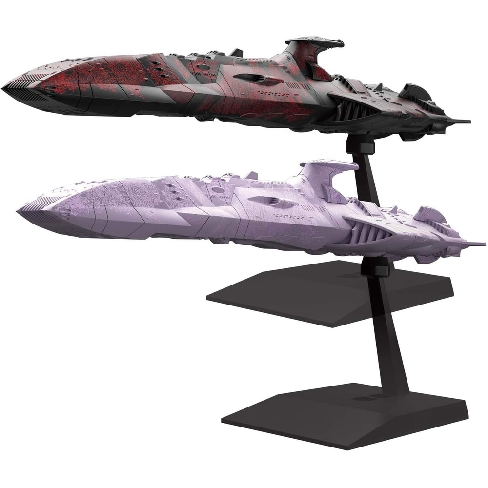 Bandai Hobby Mecha Collection #16 Zoellugut-Class 1st Class Astro Combat Vessel Set Space Battleship Yamato 2199″, Multicolor(Zelgut Class 1st Aircraft Combat Ship Set)