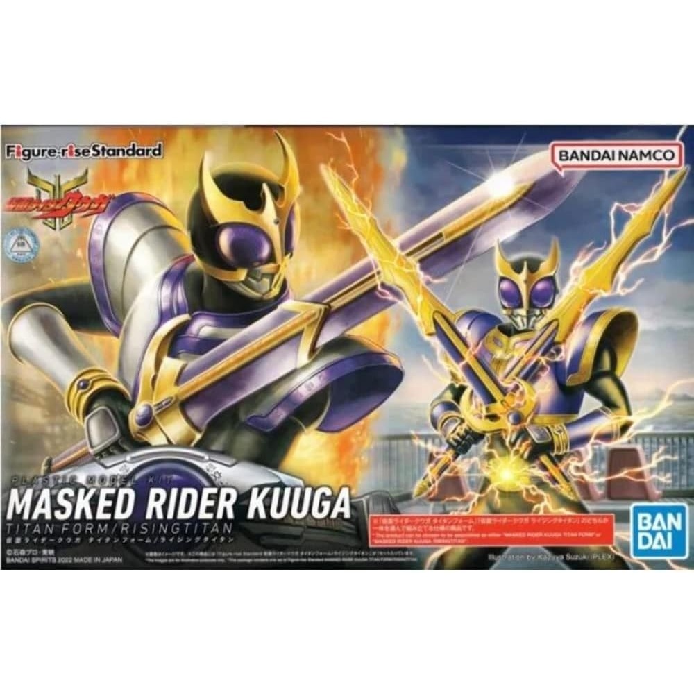 BANDAI Hobby – Kamen Rider Kuuga – Masked Rider Kuuga Titan Form/Rising Titan Figure-Rise Standard Model Kit