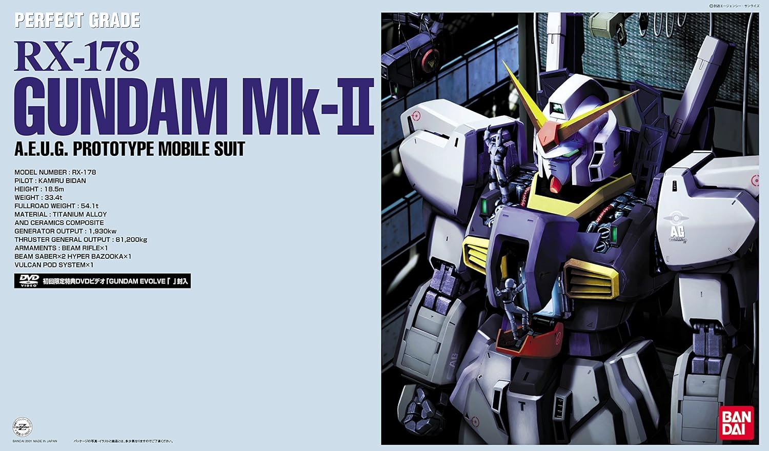 Bandai Hobby – Z Gundam – Gundam Mk-II (AEUG) PG Model Kit