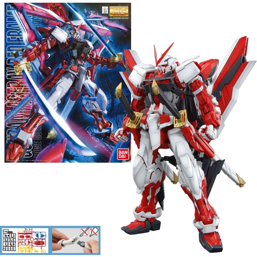BANDAI Hobby – Gundam Seed Astray – Gundam Astray Red Frame Custom MG 1/100 Model Kit
