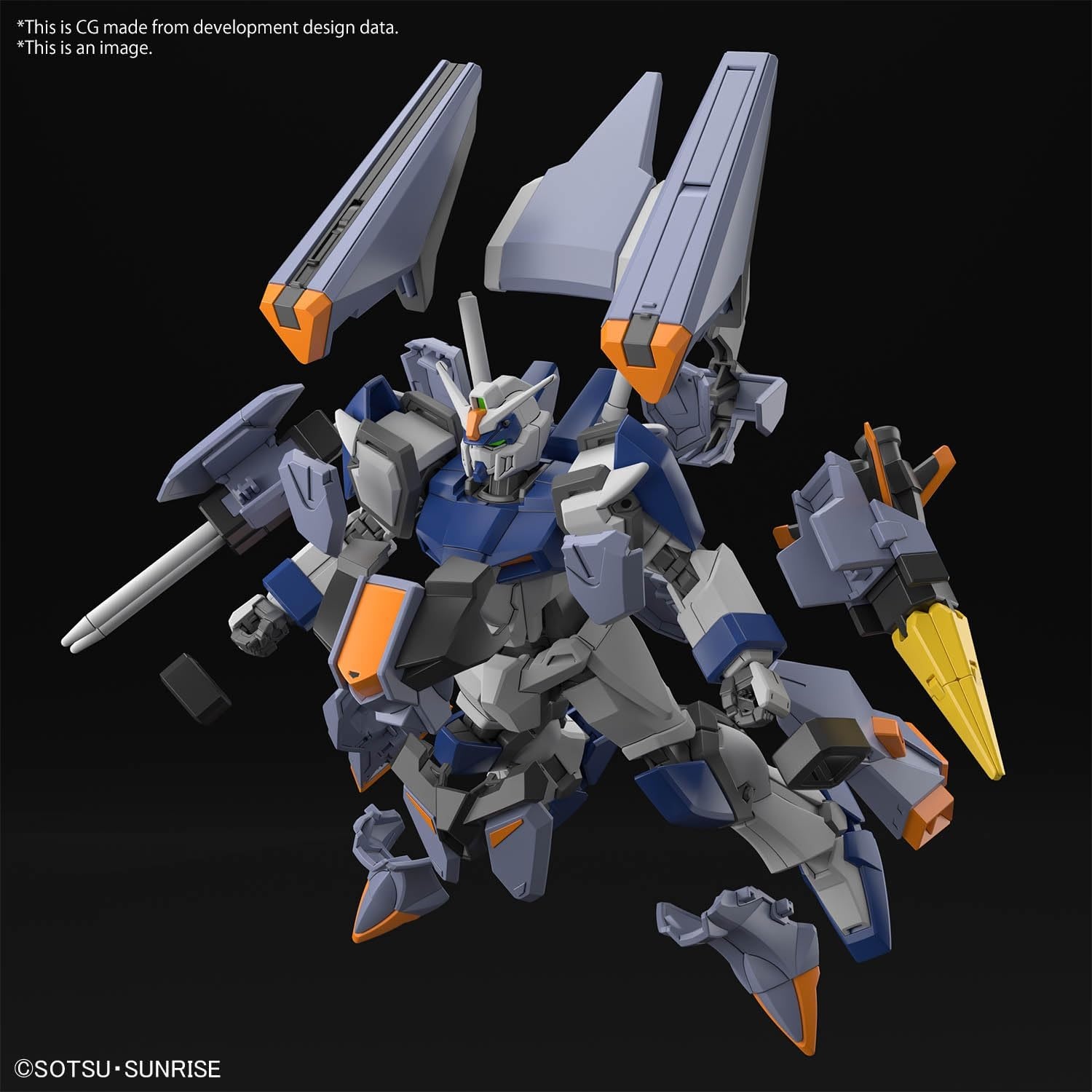 Bandai Hobby – Mobile Suit Gundam Seed Freedom – #252 Duel Blitz Gundam HGCE 1/144 Model Kit
