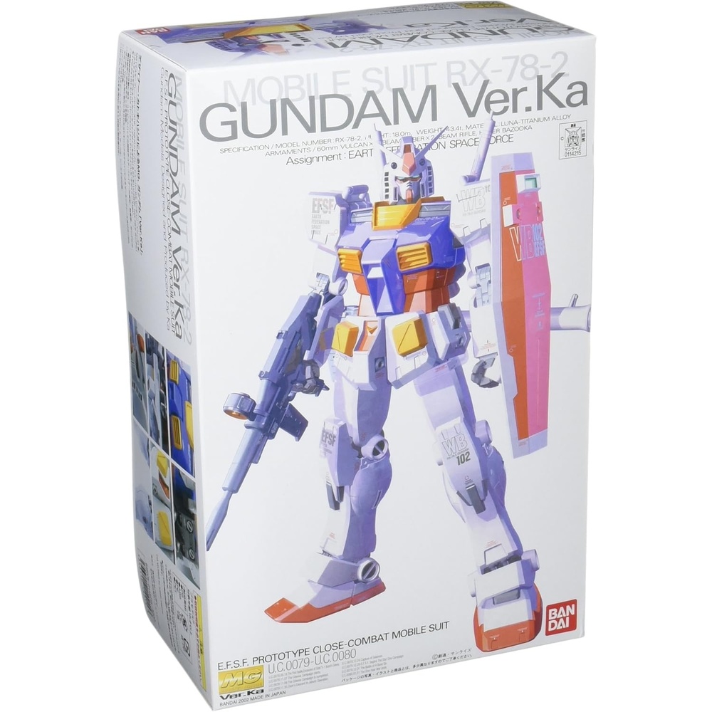 Bandai Hobby RX-78-2 Gundam Ver.KA, Bandai Master Grade Action Figure