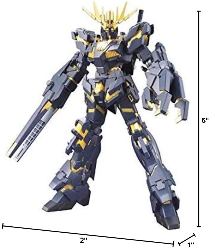 Bandai Hobby – Gundam UC – #134 Unicorn Gundam 02 Banshee (Destroy Mode) HGUC 1/144 Model Kit