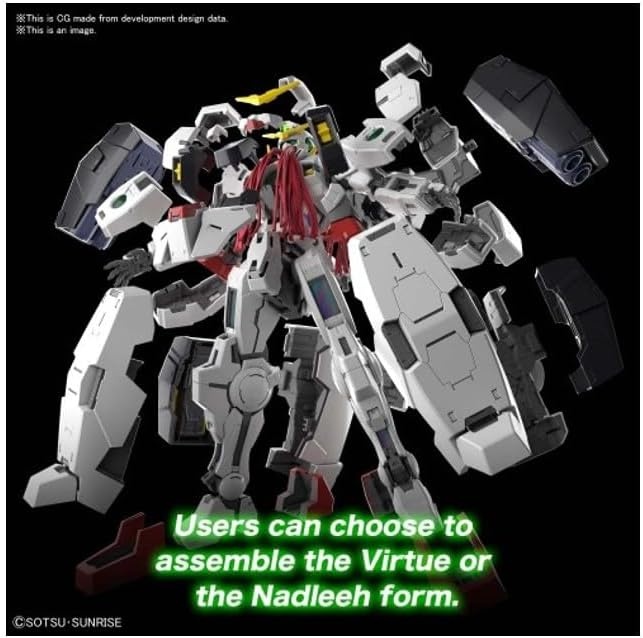 Bandai Hobby – Gundam 00 – Gundam Virtue, Bandai Spirits MG 1/100 Model Kit