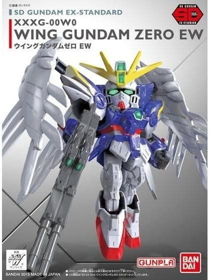 Bandai Hobby – Gundam Wing: Endless Waltz – 004 Wing Gundam Zero (EW) SD EX-Standard Model Kit
