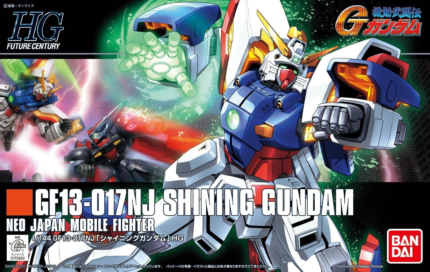 Bandai #127 Shining Gundam 1/144 High Grade Future Century