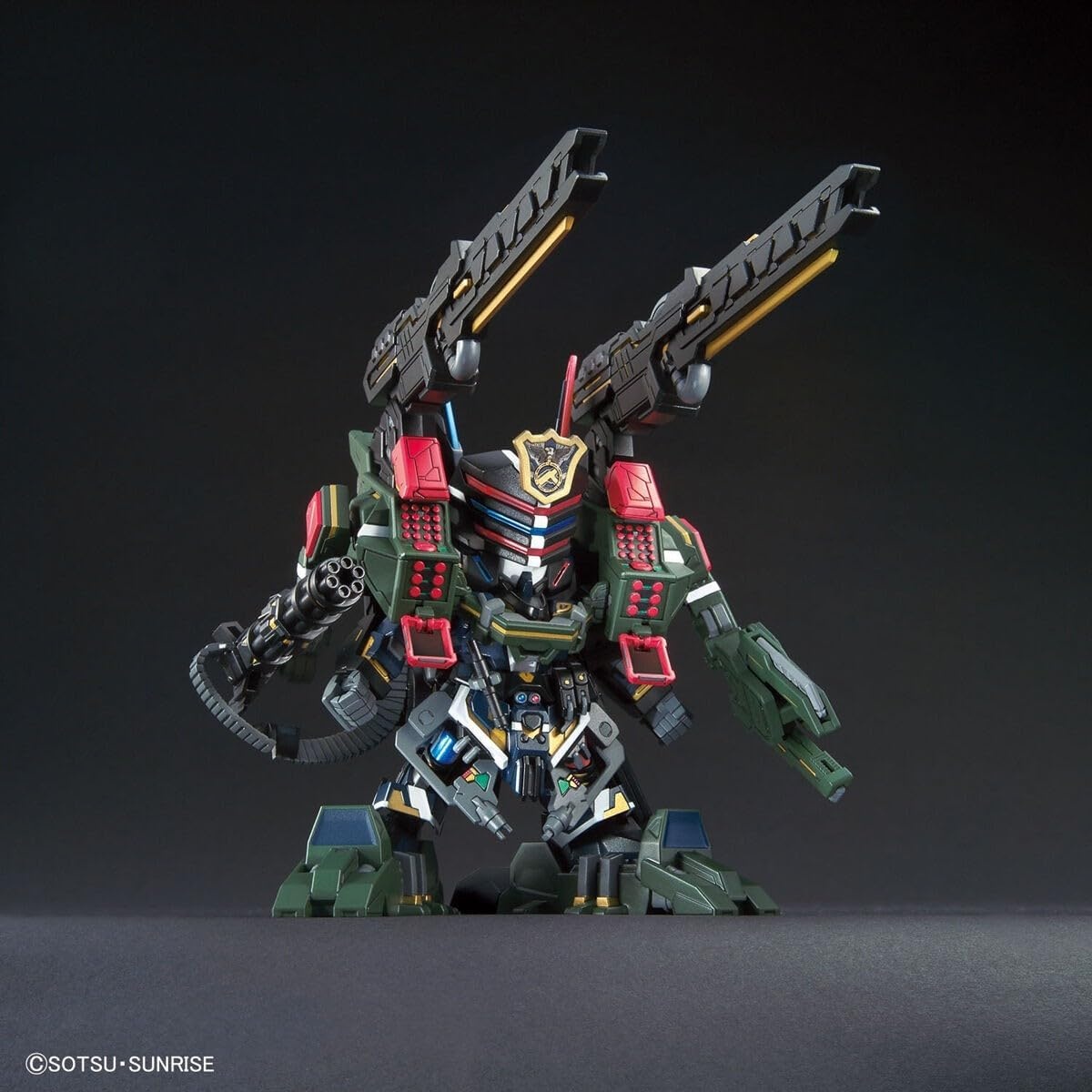 Bandai Hobby – SD Gundam World Heroes – Sergeant Verde Buster Gundam (Dx Set), Bandai Spirits Model Kit(Sargent Verde Buster Gundam DX Set)