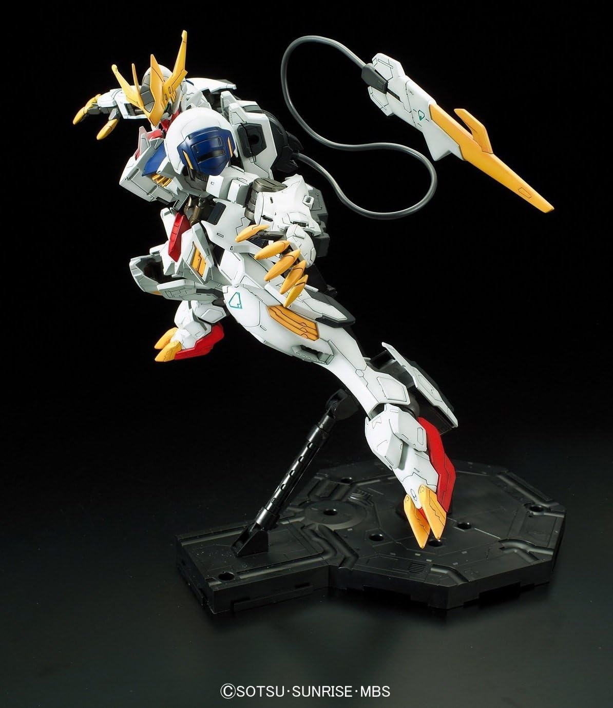 BANDAI Hobby Full Mechanics Barbatos Lupus Rex Gundam IBO Model Kit (1/100 Scale)