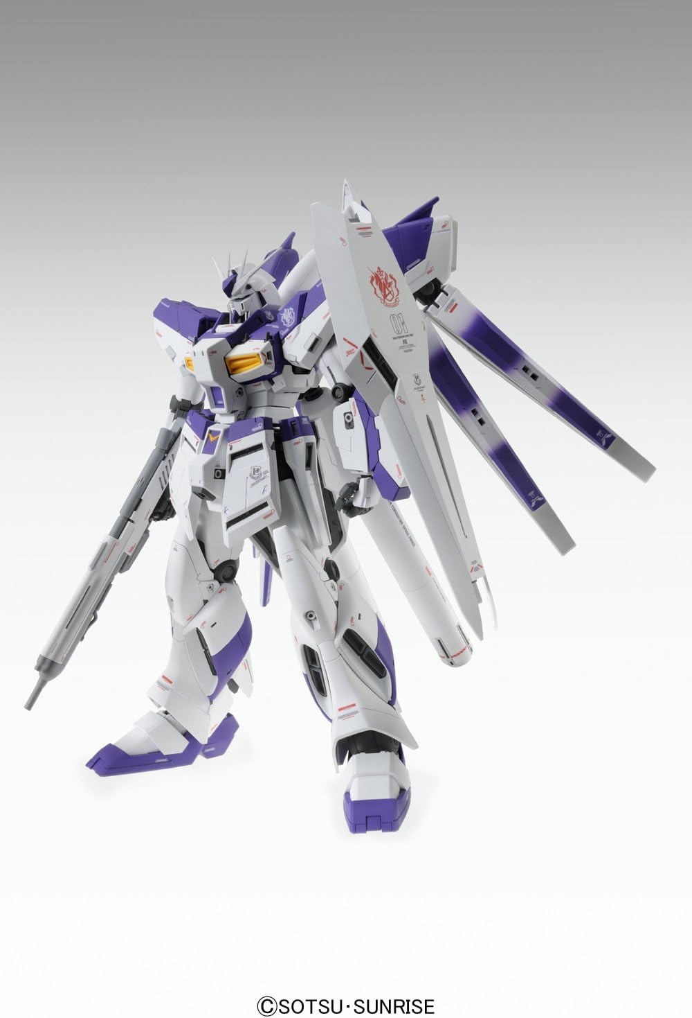 Bandai Hobby MG 1/100 RX-93-2 Hi-Nu Gundam Ver.Ka Char’s Counterattack Model Kit, Model Number: BAN192078, Blue