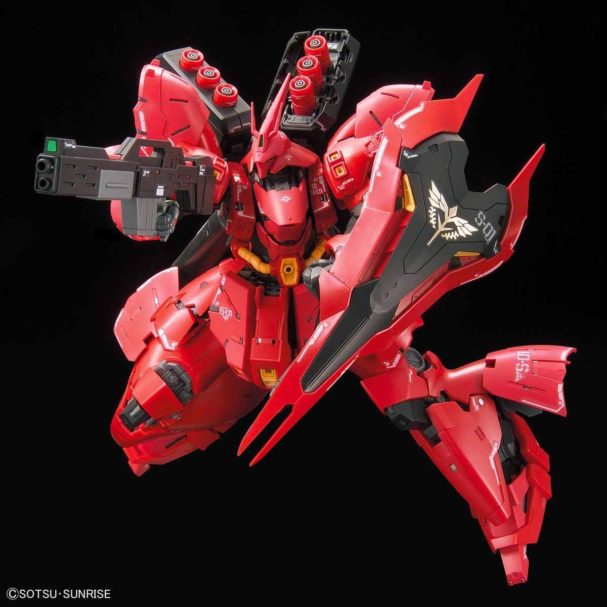 Bandai Hobby RG 1/144 #29 Sazabi Char’s Counterattack , Red, 0.5 Liters