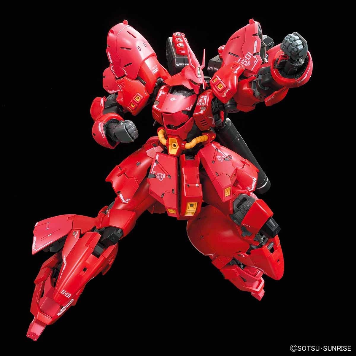Bandai Hobby RG 1/144 #29 Sazabi Char’s Counterattack , Red, 0.5 Liters