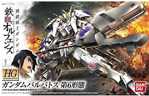 BANDAI Hobby HG IBO 1/144 Barbatos Form 6 Gundam Iron Blooded Orphans Action Figure