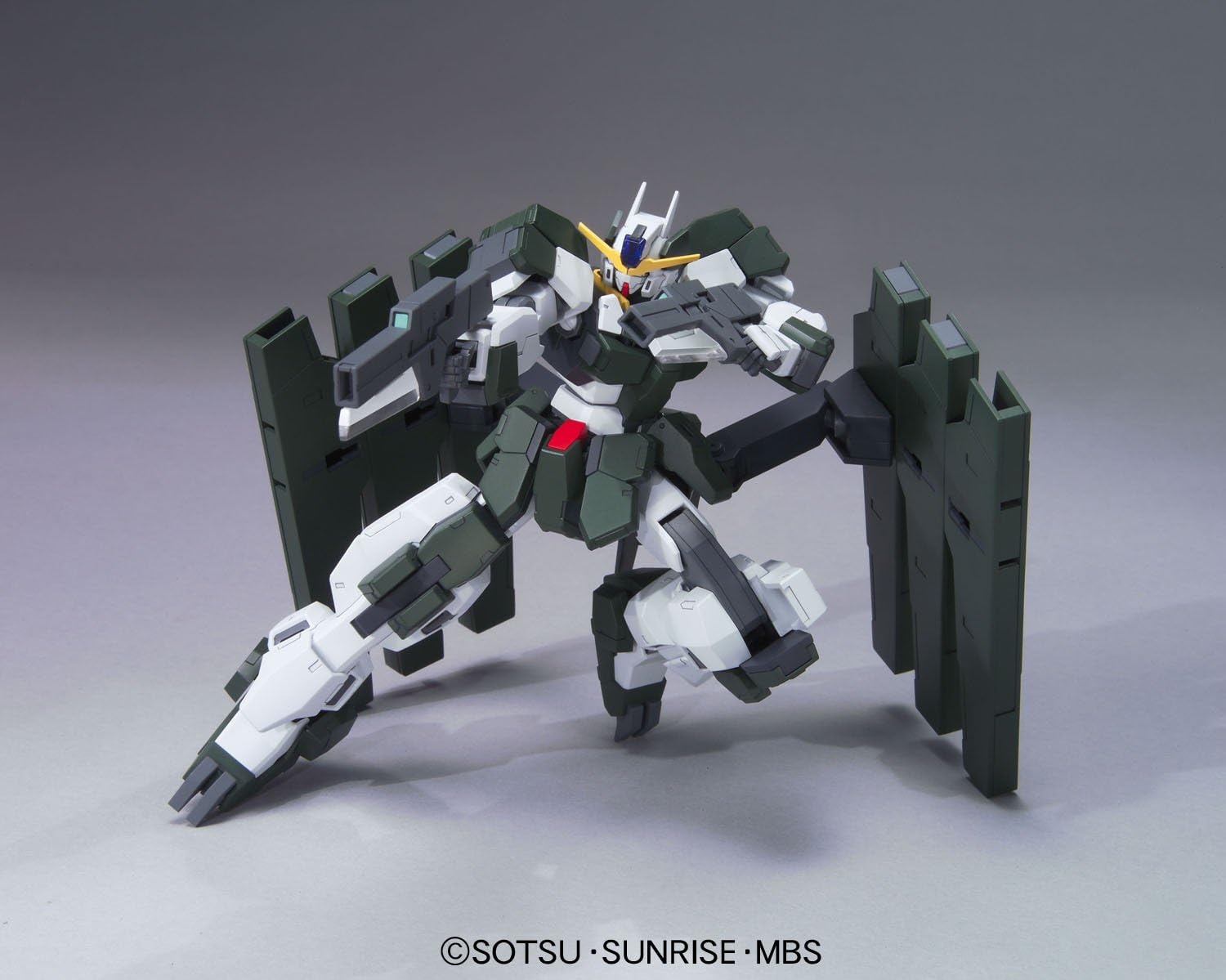 Bandai Hobby #67 Gundam Zabanya HG 00 Action Figure, Black and Silver (BAN164562)