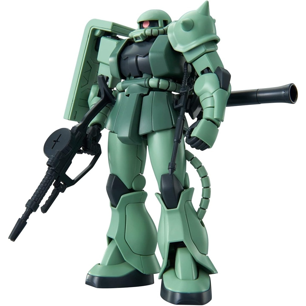 BANDAI Spirits HG Mobile Suit Gundam Zaku II 1/144 Scale Color Coded Plastic Model,Green