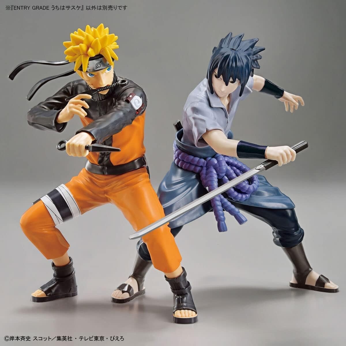 BANDAI Hobby – Naruto – Uchiha Sasuke (3L), Spirits Entry Grade 1/144 Model Kit