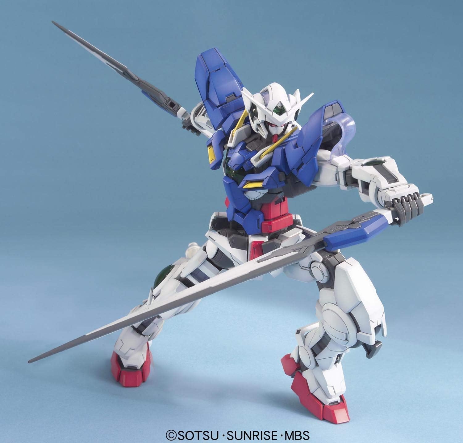 Bandai Hobby – Gundam 00 – Gundam Exia, Bandai Spirits MG 1/100 Model Kit (183241), Green
