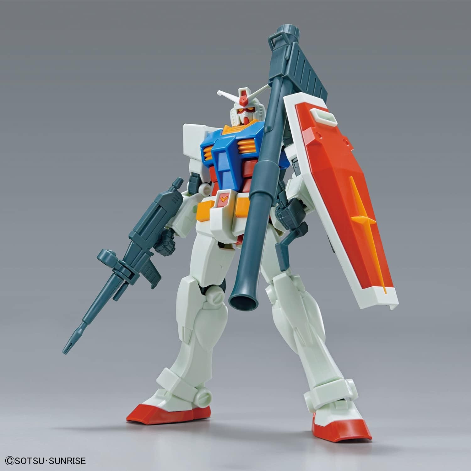 Bandai Hobby – Mobile Suit Gundam – 1/144 RX-78-2 Gundam (Full Weapons Set), Bandai Spirits Entry Grade Model Kit