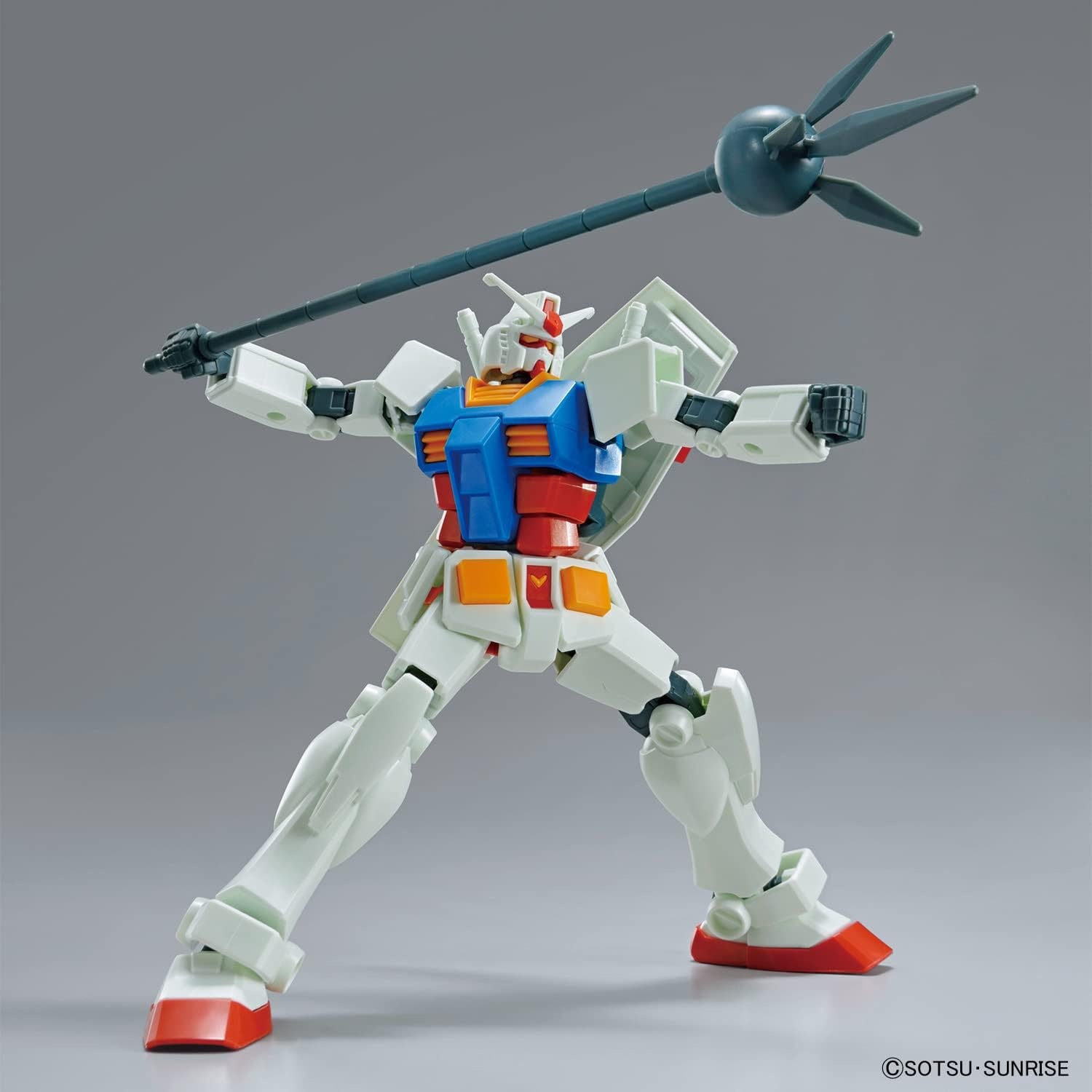 Bandai Hobby – Mobile Suit Gundam – 1/144 RX-78-2 Gundam (Full Weapons Set), Bandai Spirits Entry Grade Model Kit