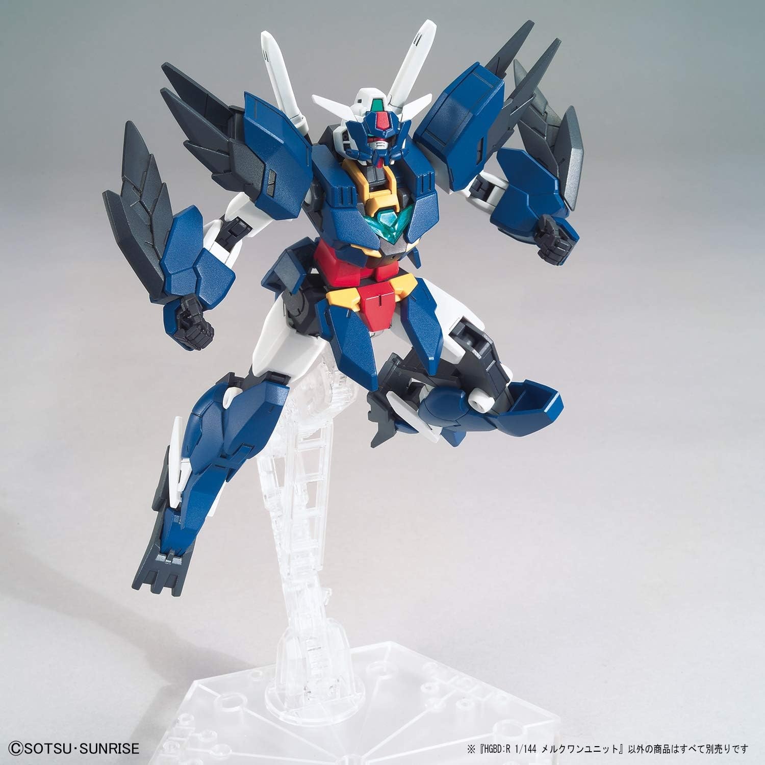 Bandai Hobby – Gundam Build Divers – #17 New Main Mobile Suit Customize Item, Bandai Spirits HGBD 1/144 Model Kit