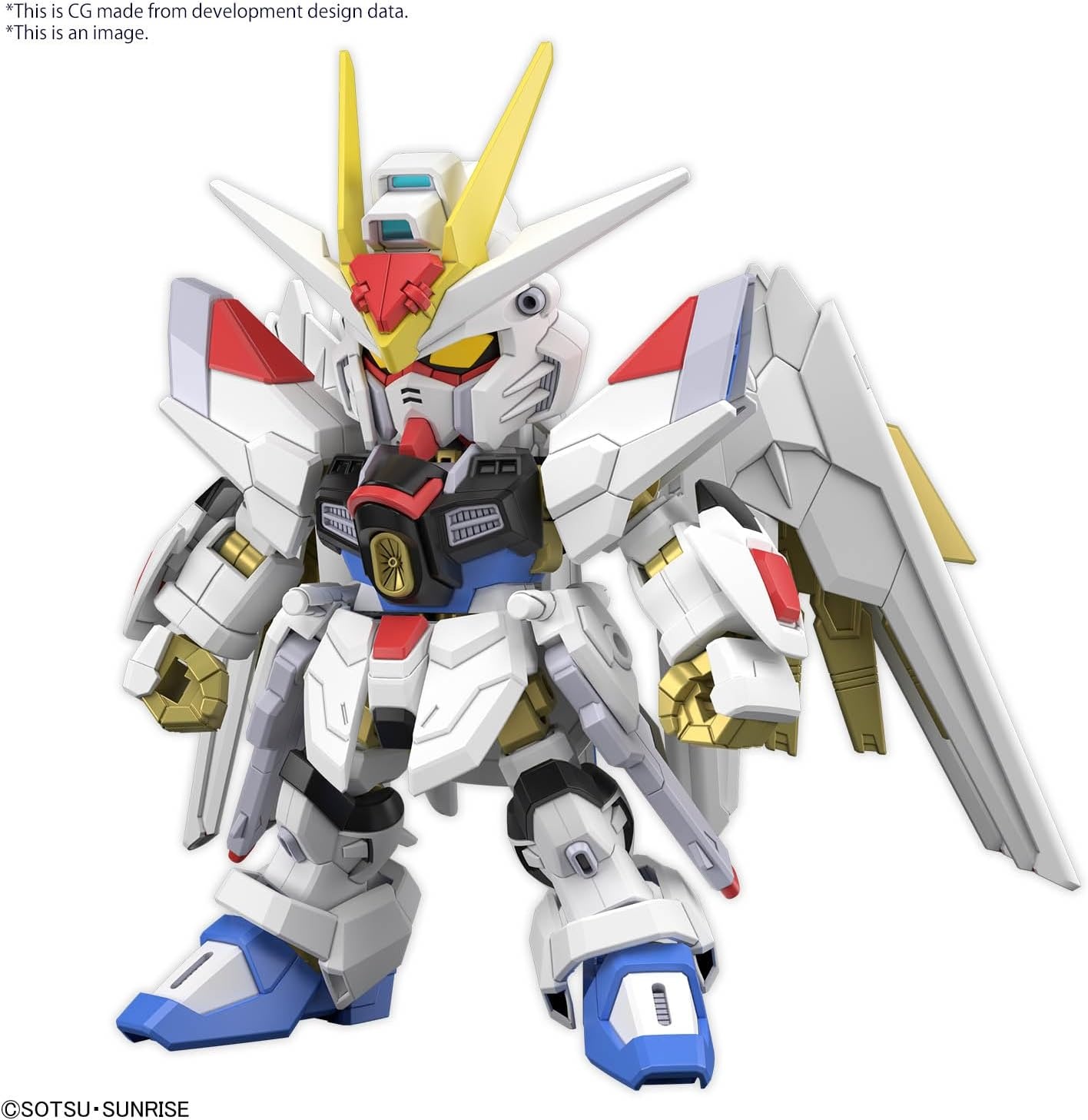 Bandai Hobby – Mobile Suit Gundam Seed Freedom – #21 Mighty Strike Freedom Gundam SDCS Model Kit