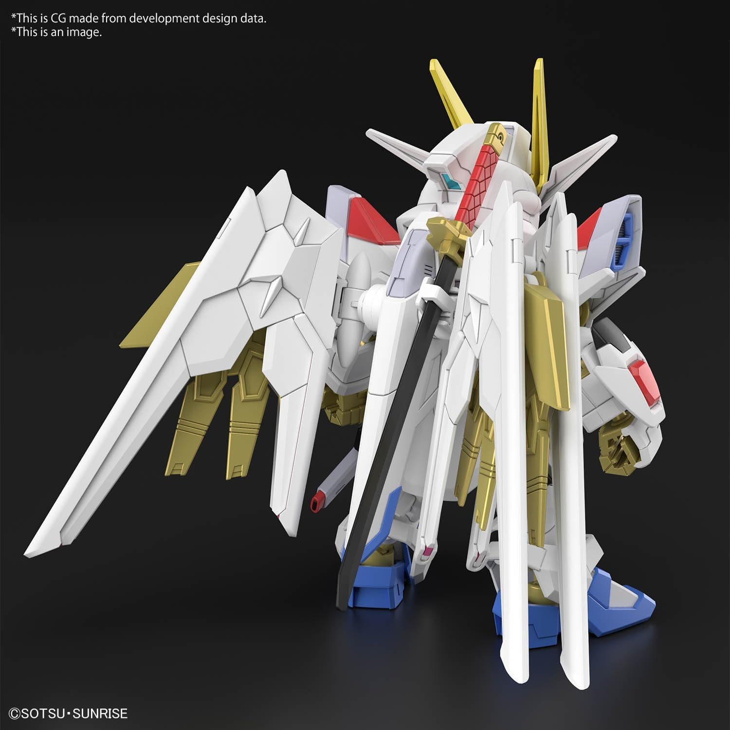 Bandai Hobby – Mobile Suit Gundam Seed Freedom – #21 Mighty Strike Freedom Gundam SDCS Model Kit