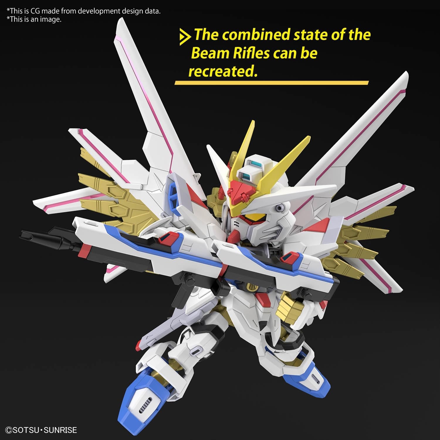 Bandai Hobby – Mobile Suit Gundam Seed Freedom – #21 Mighty Strike Freedom Gundam SDCS Model Kit