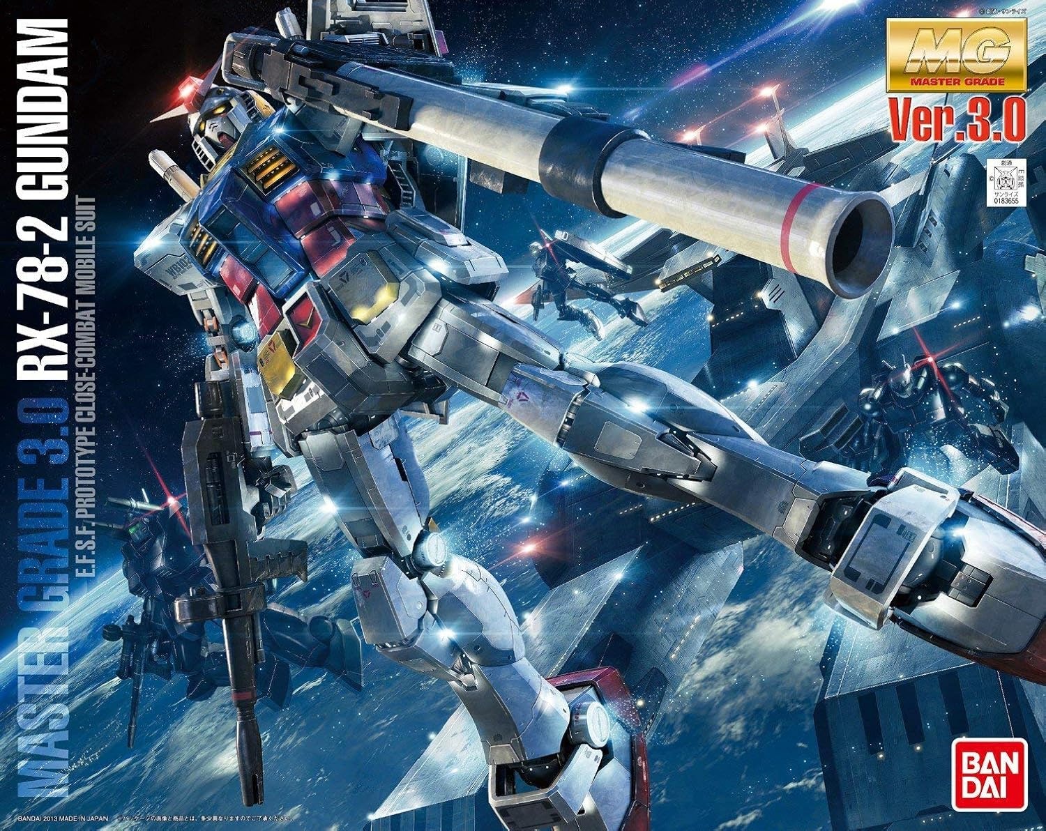 Bandai Hobby – Mobile Suit Gundam – RX-78-2 Version 3.0, Bandai Spirits 1/100 Model Kit