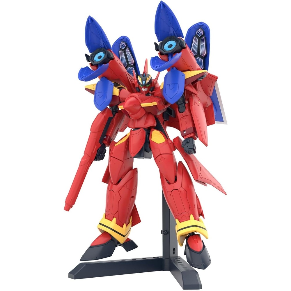 Bandai Hobby – Macross 7 – (2691355) #05 VF-19 Custom Fire Valkyrie with Sound Booster, Bandai Spirits HG 1/100 Model Kit