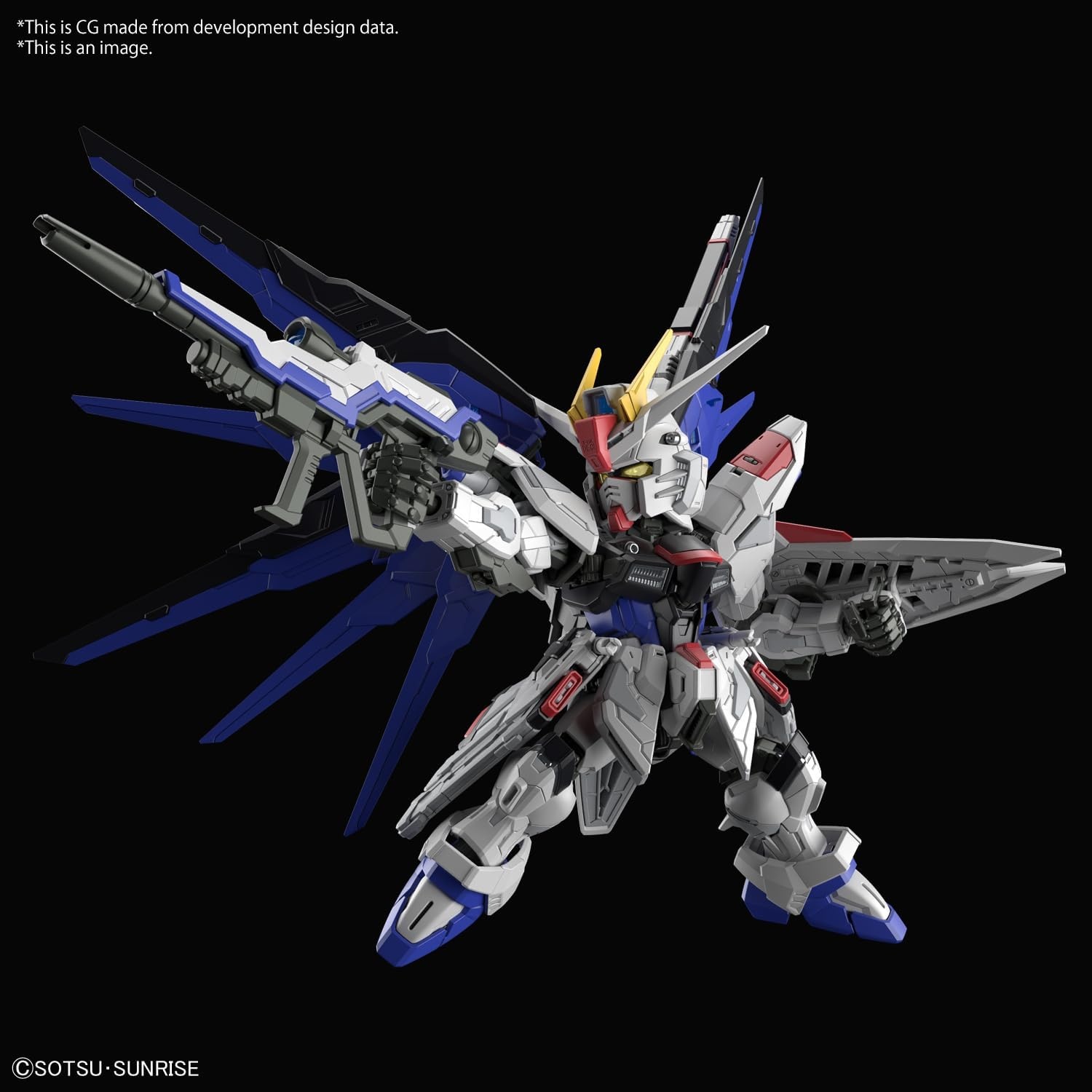 Bandai Hobby – Mobile Suit Gundam Seed – Freedom Gundam, Bandai Spirits Master Grade SD Model Kit