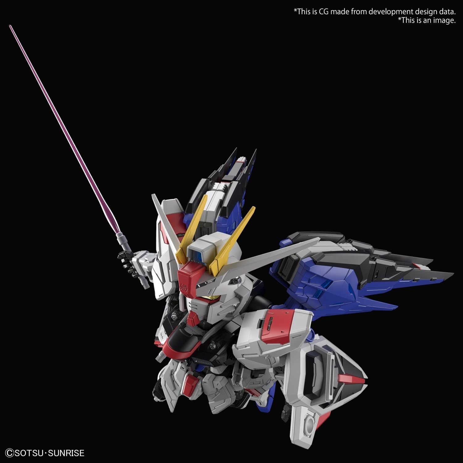 Bandai Hobby – Mobile Suit Gundam Seed – Freedom Gundam, Bandai Spirits Master Grade SD Model Kit