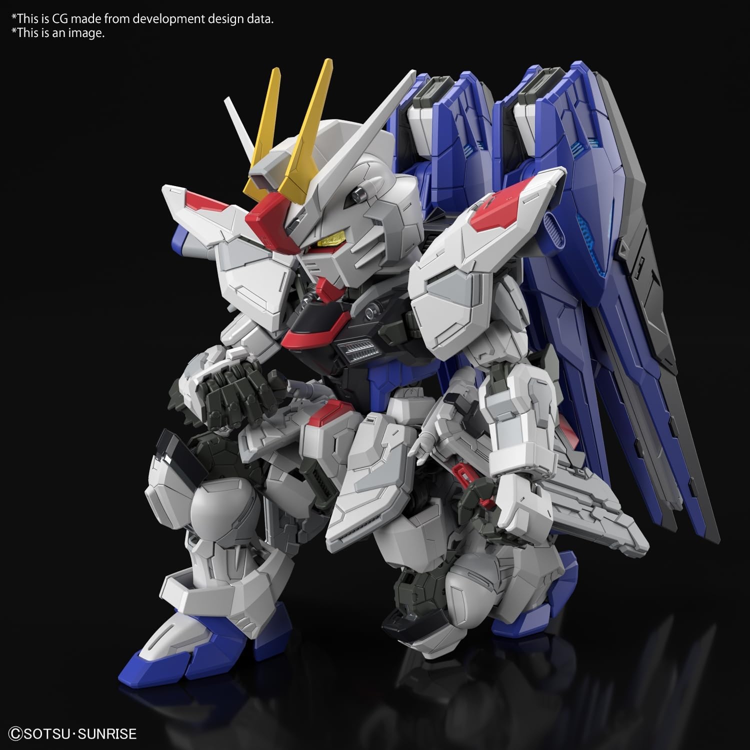 Bandai Hobby – Mobile Suit Gundam Seed – Freedom Gundam, Bandai Spirits Master Grade SD Model Kit