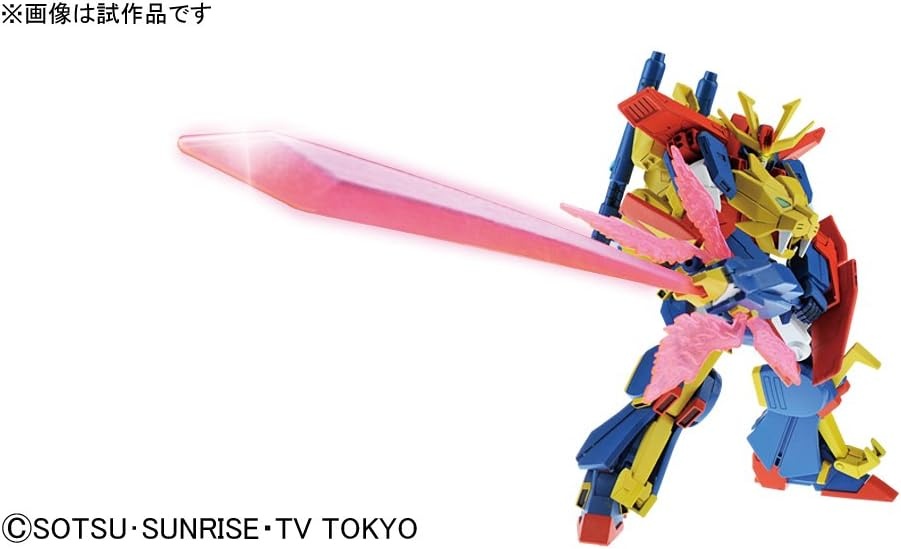 Bandai Hobby HGBF Gundam Tyron 3 Gundam Build Fighters Model Kit Action Figure (1/144 Scale)