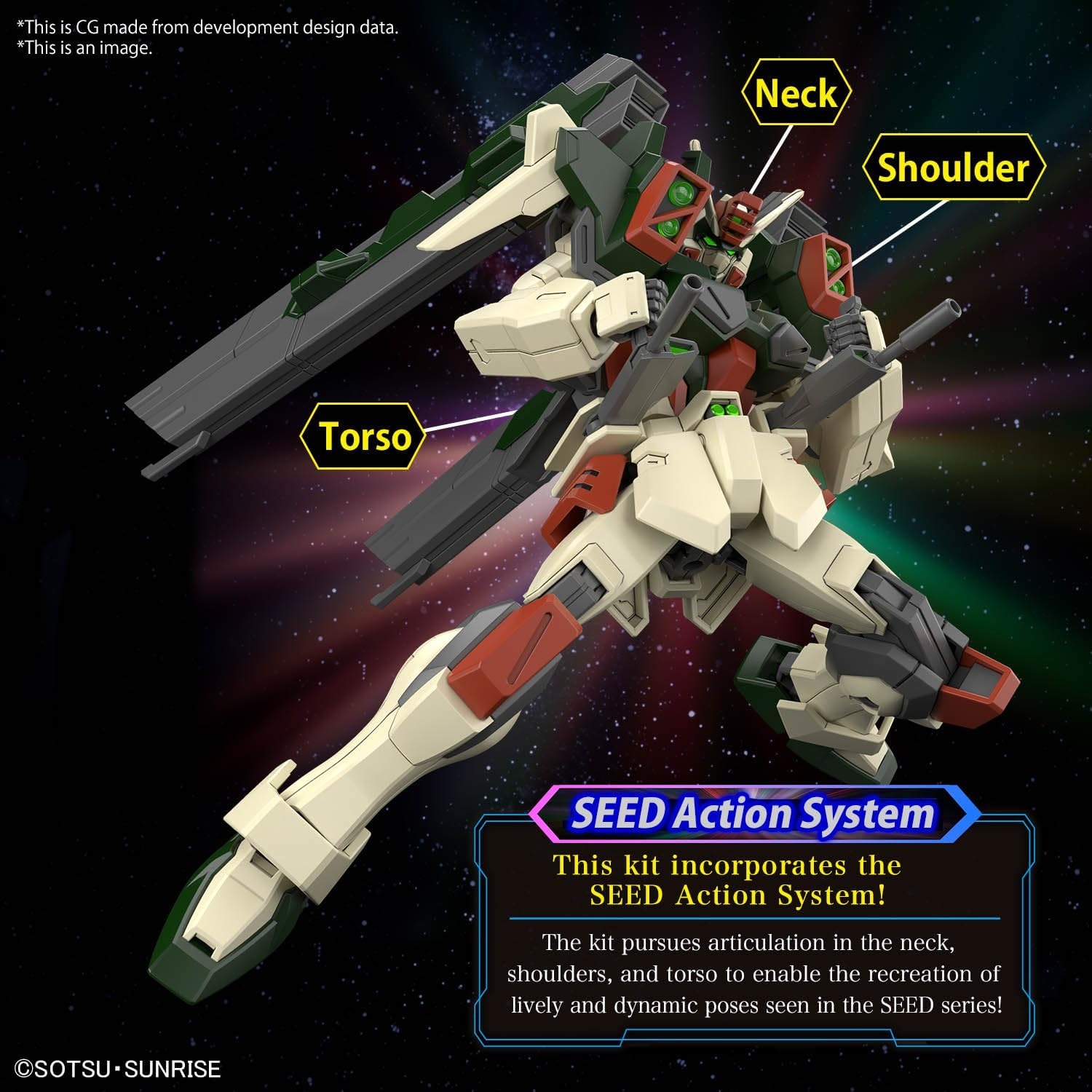Bandai Hobby – Mobile Suit Gundam Seed Freedom – #253 Lighting Buster Gundam HGCE 1/144 Model Kit