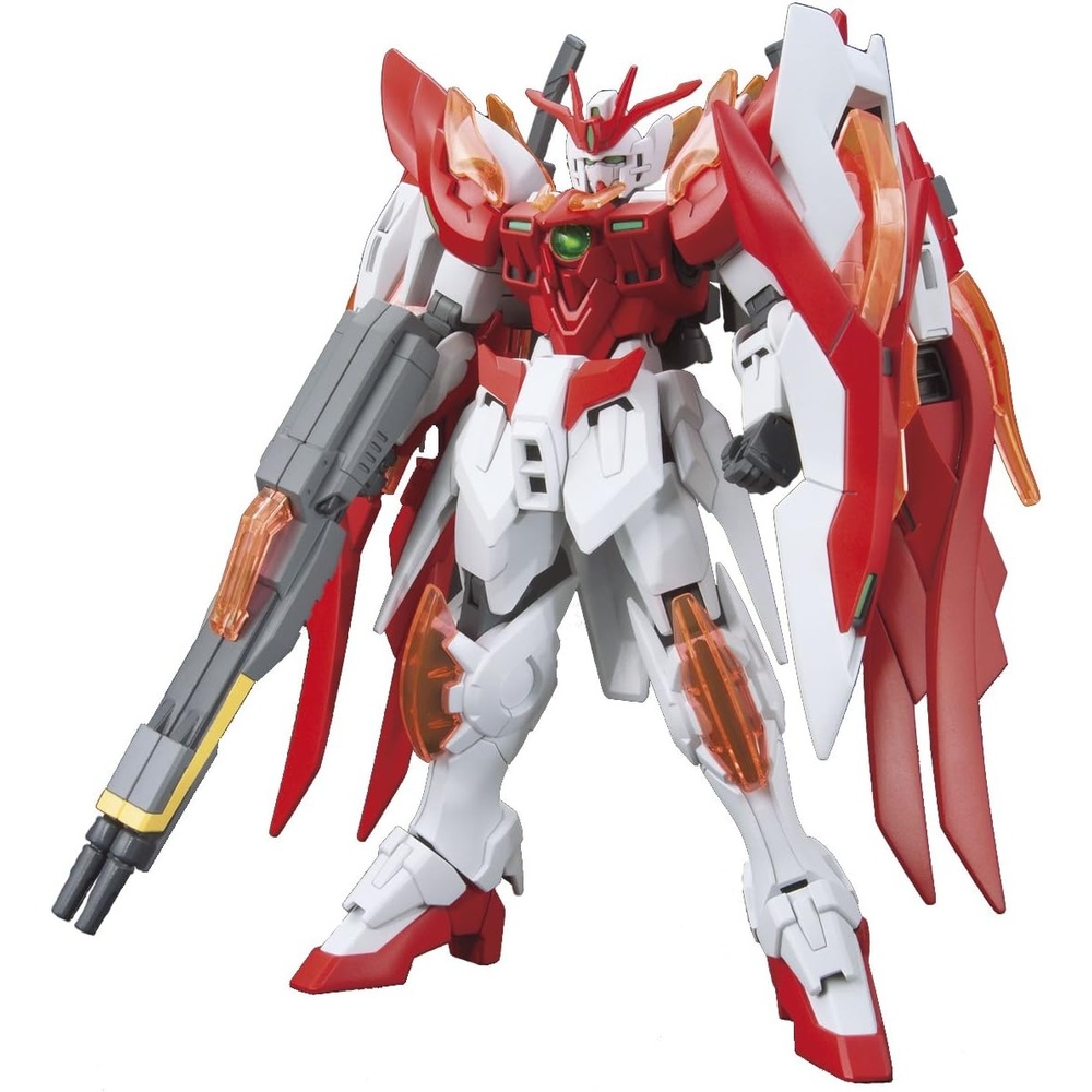 BANDAI Hobby HGBF Wing Gundam Zero Flame (Honoo) Gundam Build Fighters Model Kit, 1/144 Scale