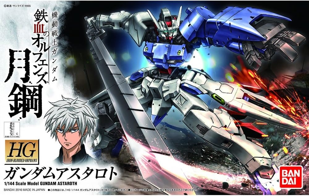 Bandai Hobby HG IBO 1/144 Astaroth Gundam Iron-Blooded Orphans Action Figure