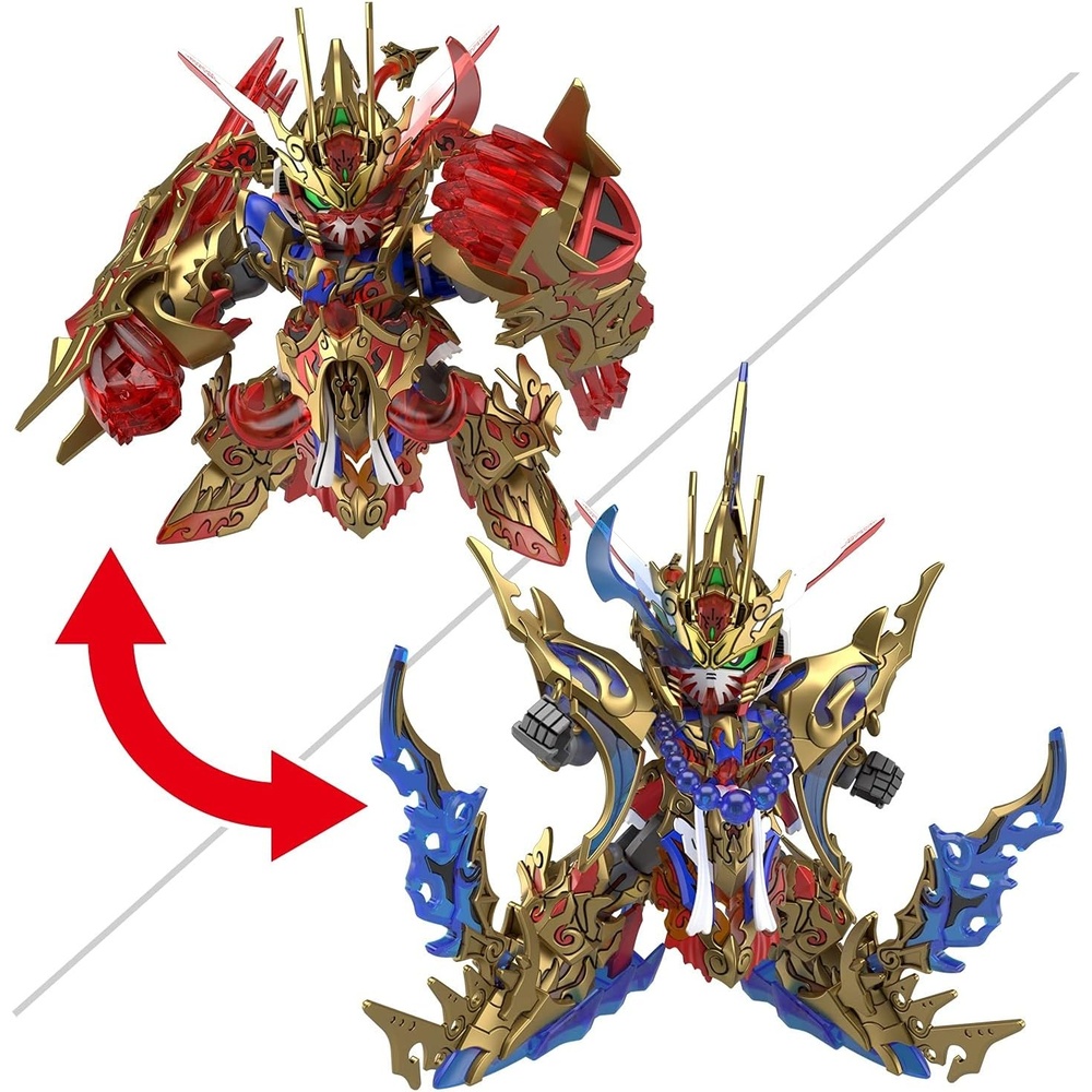 Bandai Hobby – SD Gundam World Heroes – Wukong Impulse Gundam (Dx Set), Bandai Spirits Model Kit(Goku Impulse Gundam DX Set)