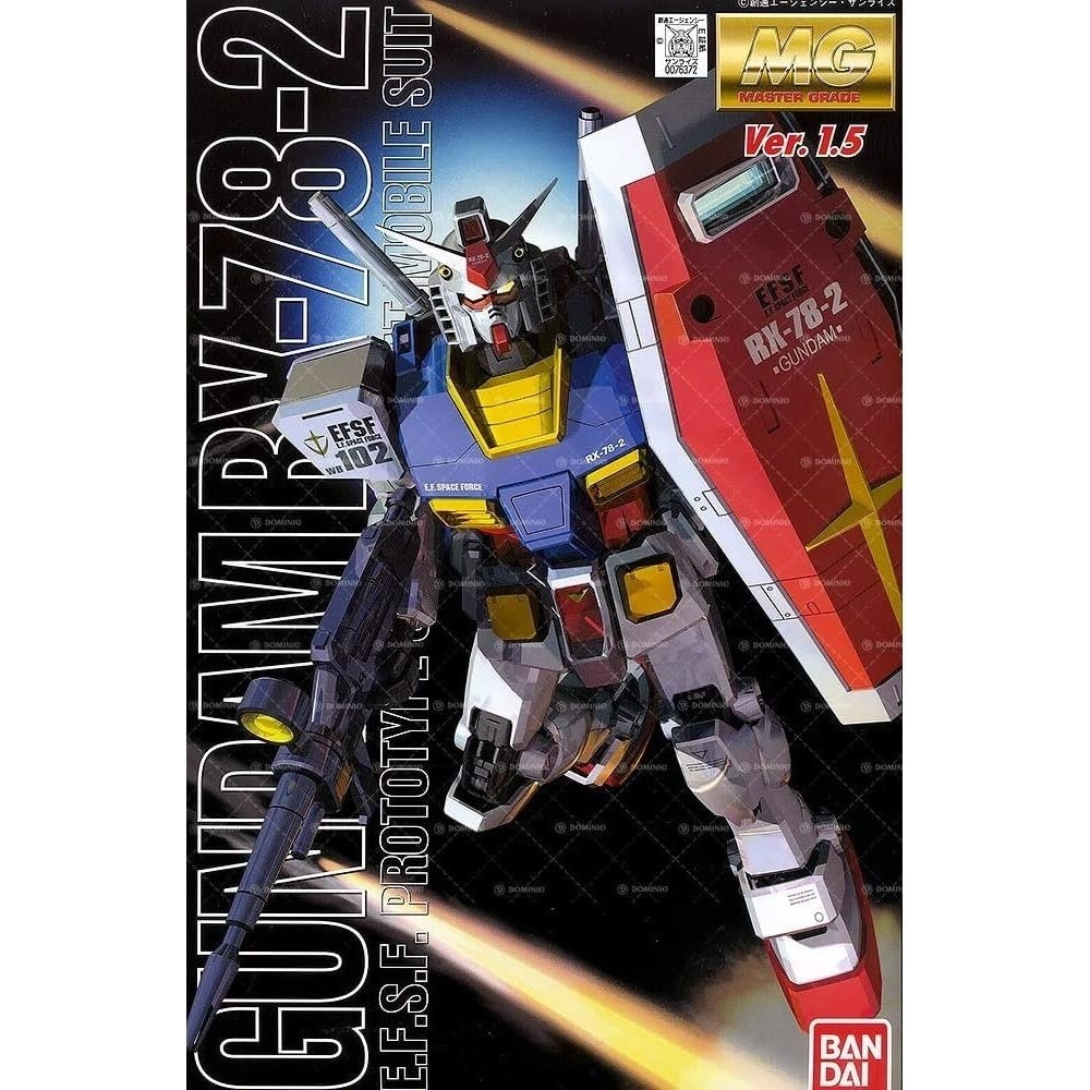Bandai Hobby RX-78-2 Gundam Ver 1.5, Bandai Master Grade Action Figure