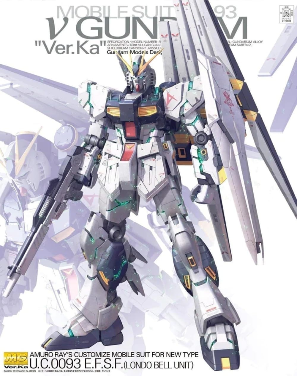Bandai Hobby Nu Gundam Version Ka Char’s Counterattack 1/100 – Master Grade
