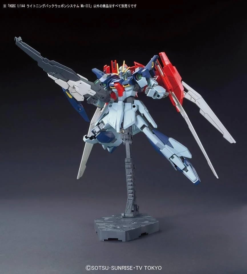 Bandai Hobby – Gundam Build Fighters Try – #28 Lightning Back Weapon System MK-III HGBC Model Kit