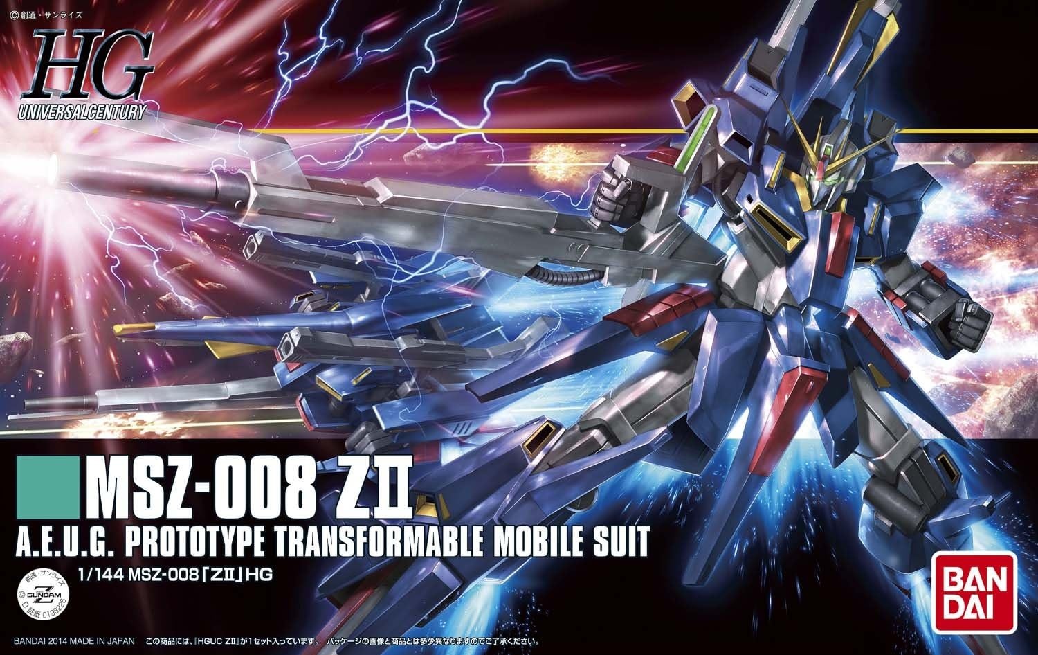Bandai Hobby HGUC #186 Z II Zeta Gundam (1/144 Scale)