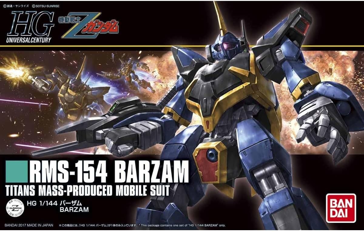 Bandai Hobby – Z Gundam – #204 Barzam HGUC 1/144 Model Kit