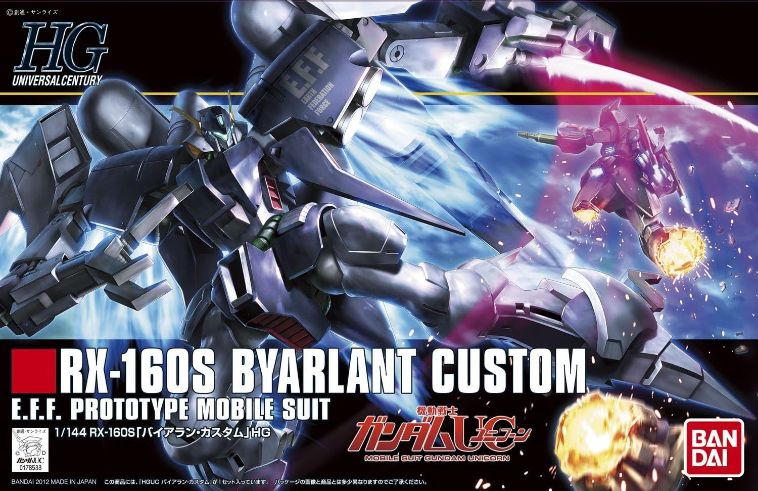 Bandai Hobby #147 1/144 High Grade Universal Century Byarlant Custom Model Kit