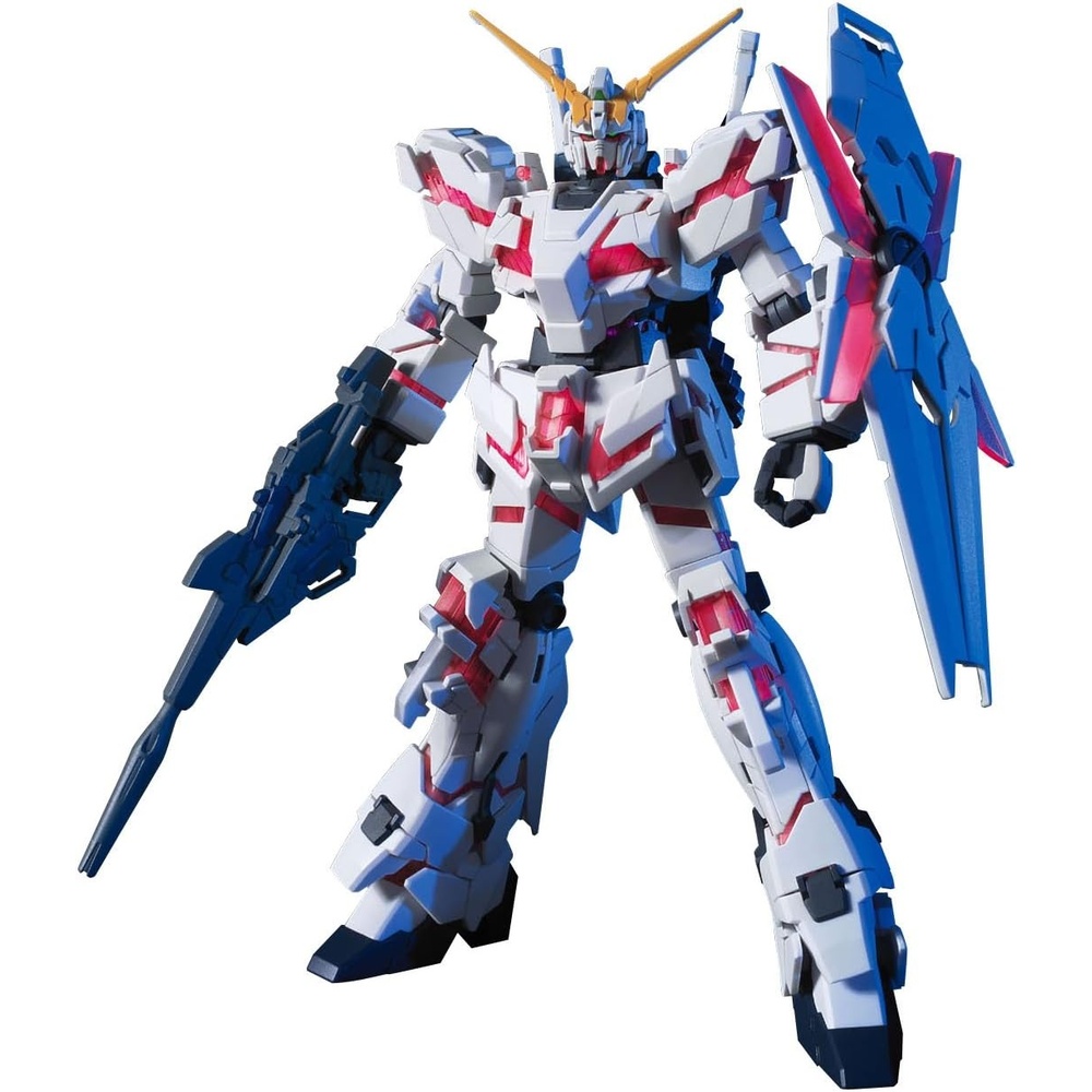 Bandai Hobby – Gundam UC – #100 Unicorn Gundam (Destroy Mode), Bandai Spirits HGUC 1/144 Model Kit(Small)