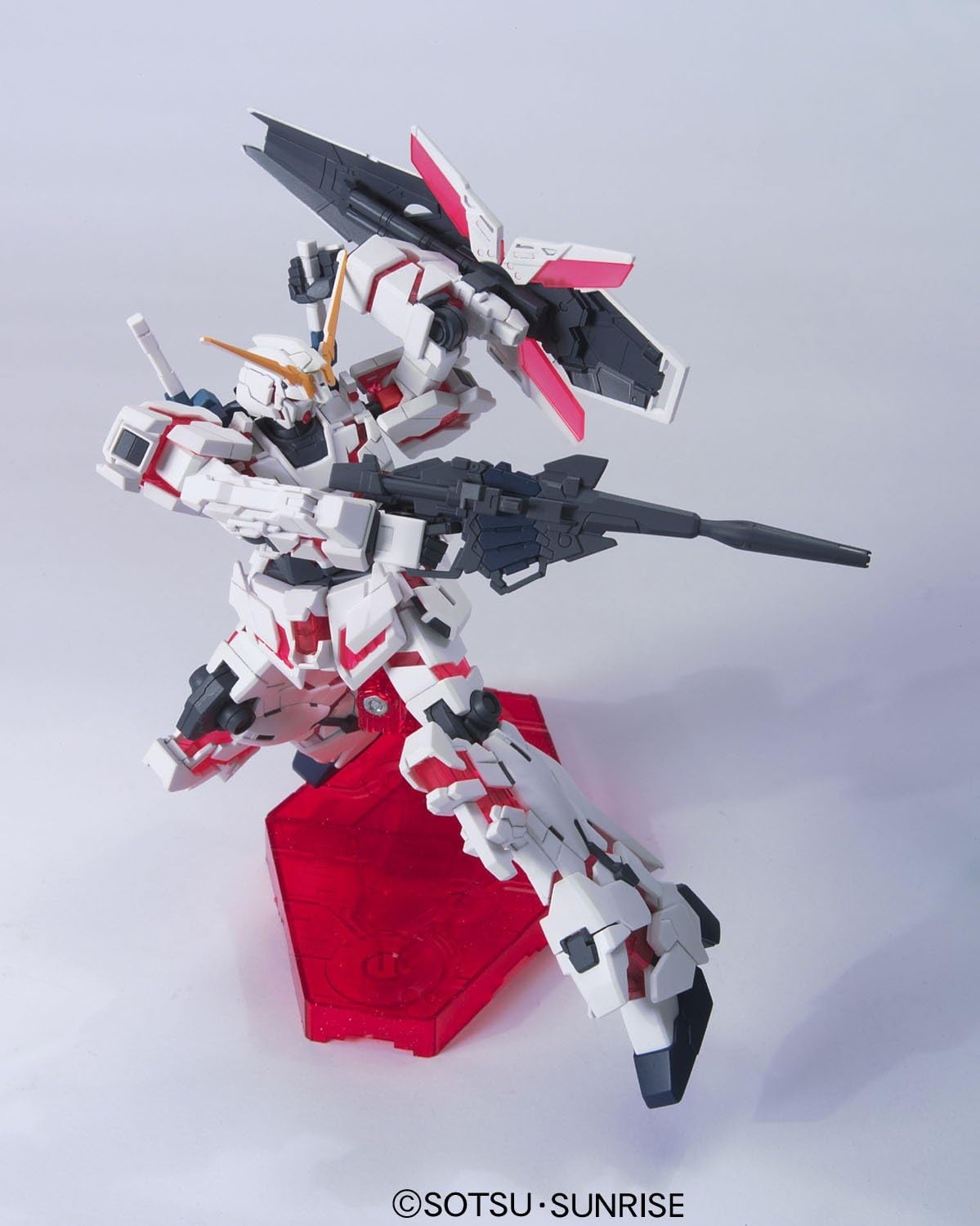 Bandai Hobby – Gundam UC – #100 Unicorn Gundam (Destroy Mode), Bandai Spirits HGUC 1/144 Model Kit(Small)