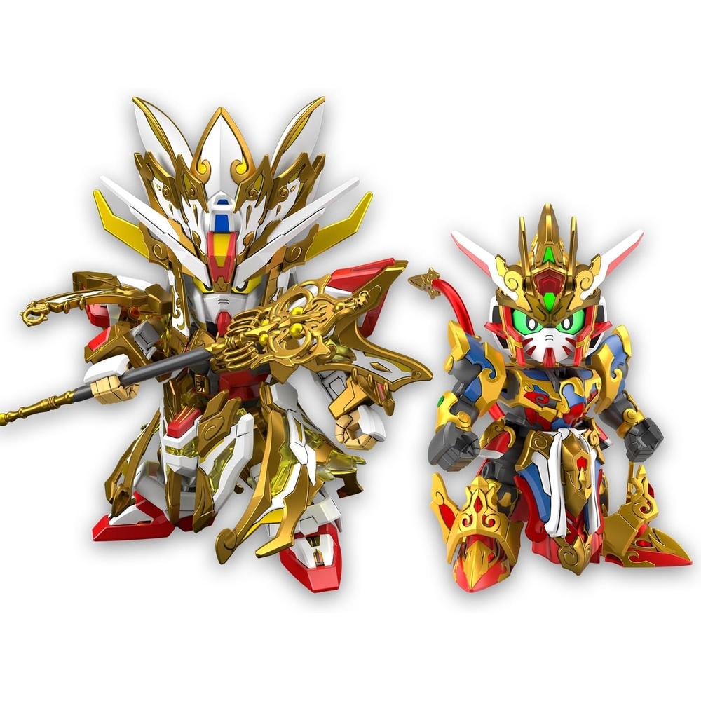 Bandai SDW Heroes Goku Impulse Gundam & Sanzang Strike Freedom Gundam Set SD Model Kits